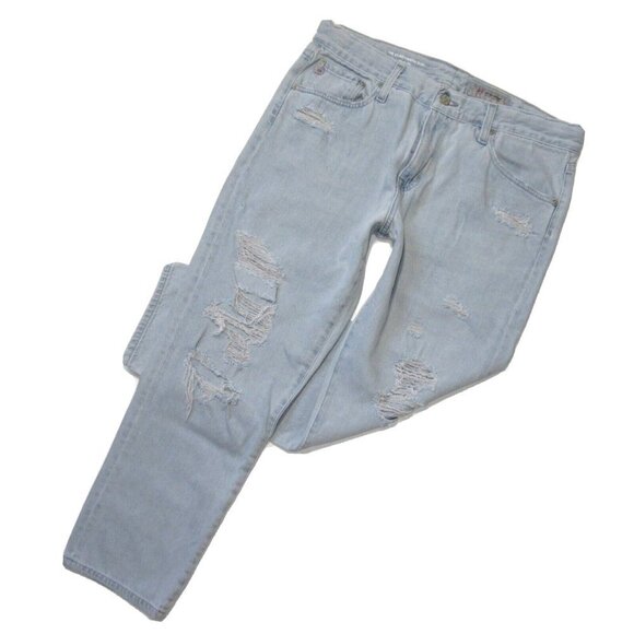 Adriano Goldschmied AG Ex-Boyfriend Slim in 25 Years Deep Dust Destroyed Jean 31 - Picture 1 of 7
